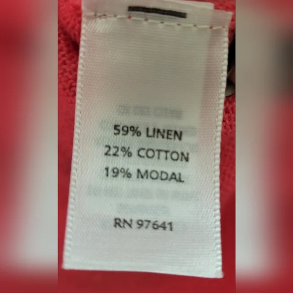 J. Jill Coral Pink Women's Cardigan Sweater - Picture 4 of 5